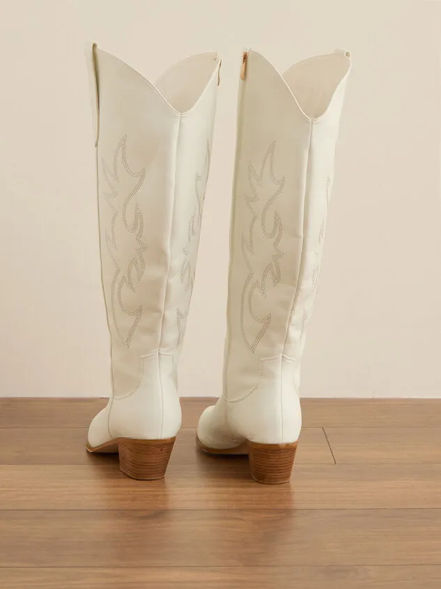Urson Wide Width and Calf Boots By Billini White Women Altar039d State Shoes