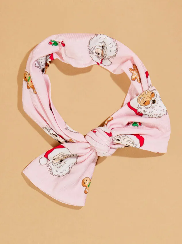 Vintage Santa Bow Headband Pink GirlBoy Altar039d State Headwear