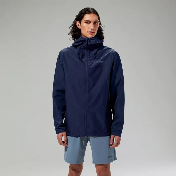 Waterproof Men Berghaus Deluge Pro 30 Waterproof Jacket Blue