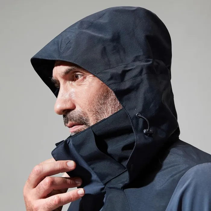 Waterproof Men Berghaus Hillwalker InterActive Jacket 8211 Dark GreyBlack