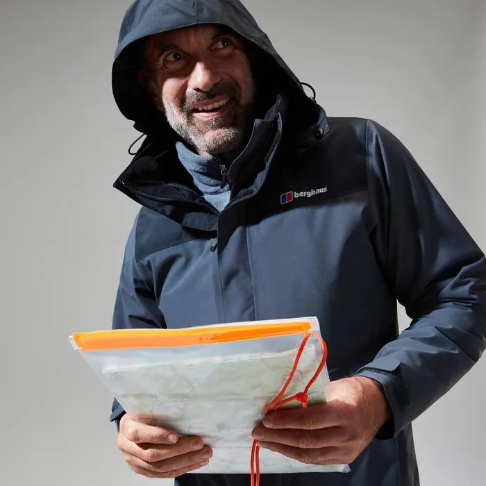 Waterproof Men Berghaus Hillwalker InterActive Jacket 8211 Dark GreyBlack