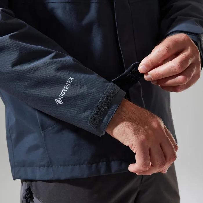 Waterproof Men Berghaus Hillwalker InterActive Jacket 8211 Dark GreyBlack