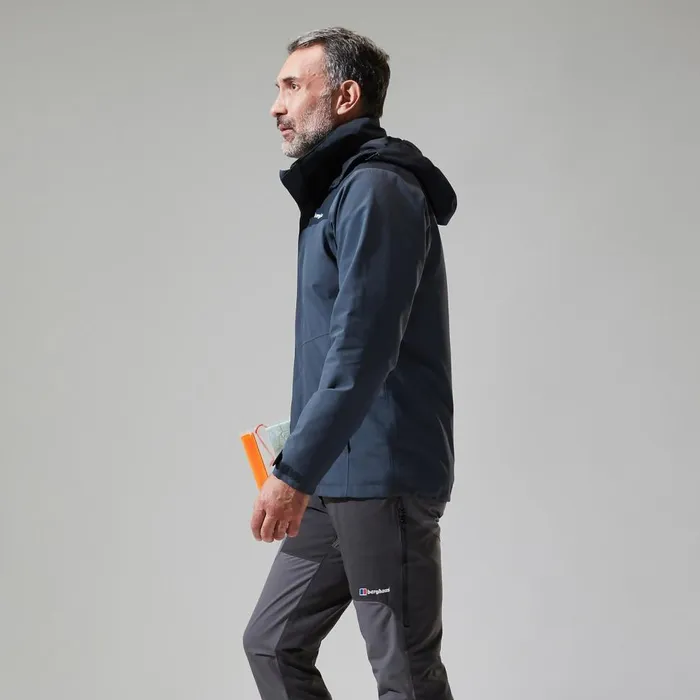 Waterproof Men Berghaus Hillwalker InterActive Jacket 8211 Dark GreyBlack