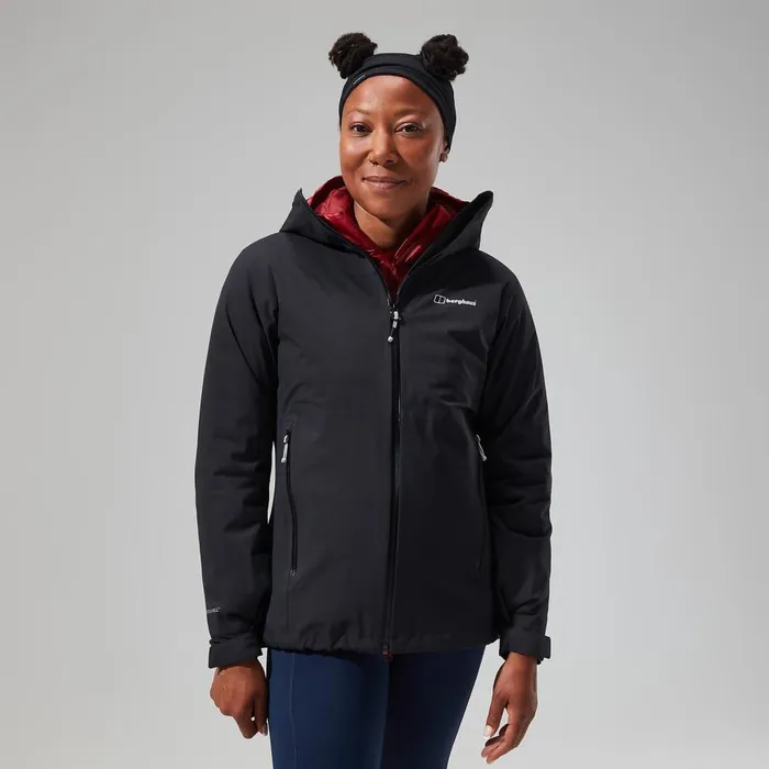 Waterproof Women Berghaus Mehan Vented Jacket 8211 Black