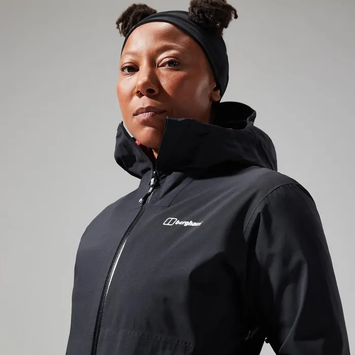 Waterproof Women Berghaus Mehan Vented Jacket 8211 Black