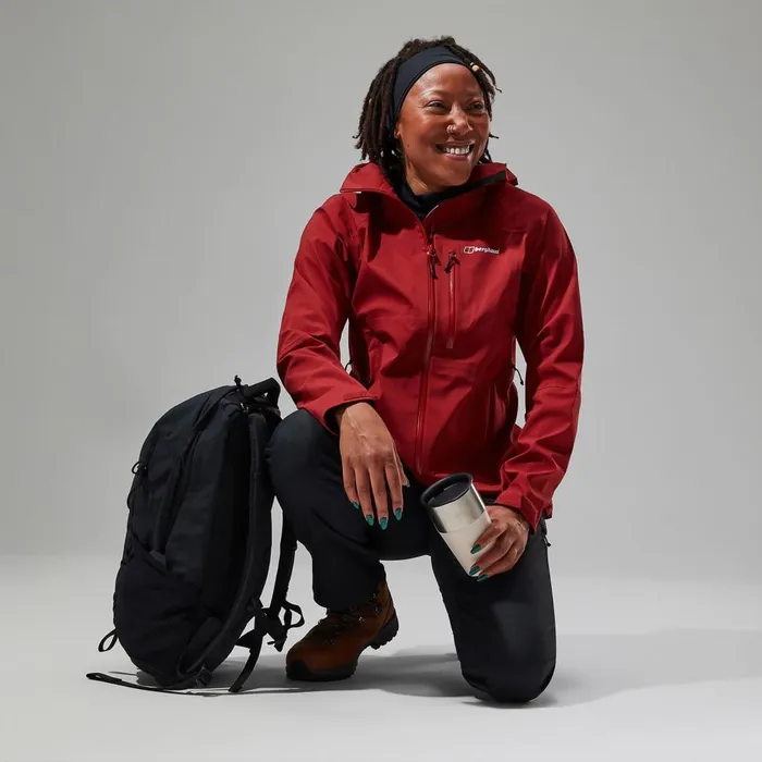 Waterproof Women Berghaus Truda Flex Waterproof Jacket 8211 Red