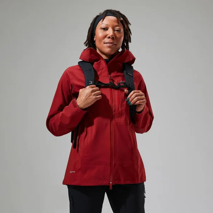 Waterproof Women Berghaus Truda Flex Waterproof Jacket 8211 Red