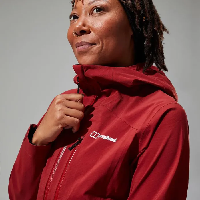 Waterproof Women Berghaus Truda Flex Waterproof Jacket 8211 Red