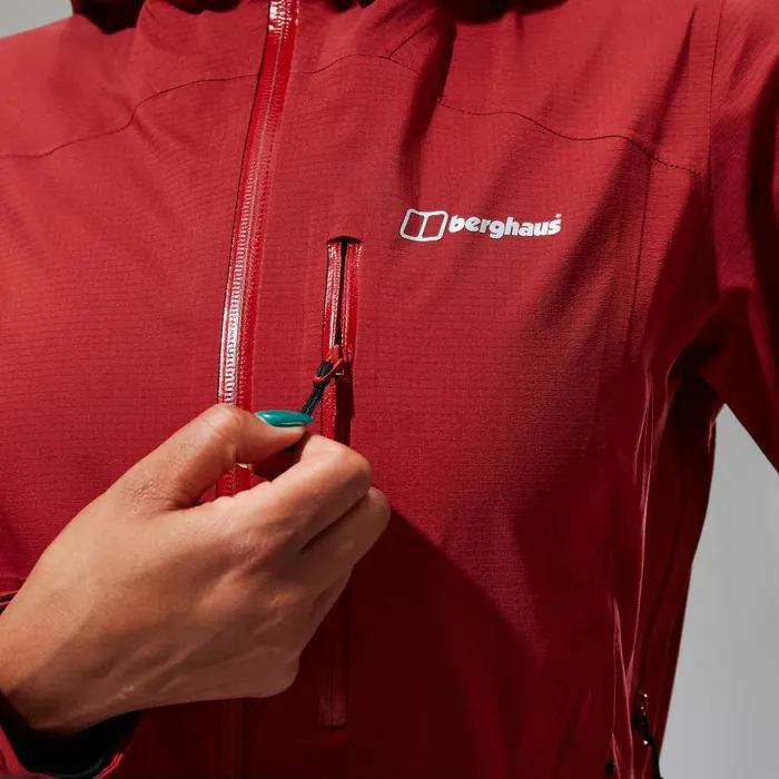 Waterproof Women Berghaus Truda Flex Waterproof Jacket 8211 Red