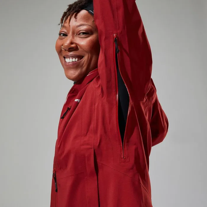 Waterproof Women Berghaus Truda Flex Waterproof Jacket 8211 Red