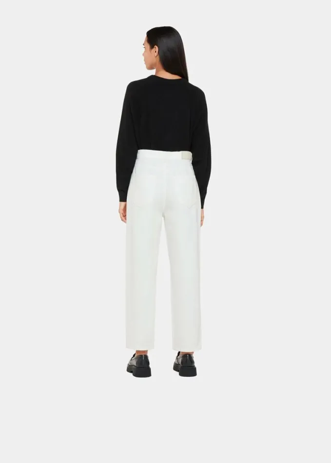 Whistles Authentic Barrel Leg Jean White Women Jeans