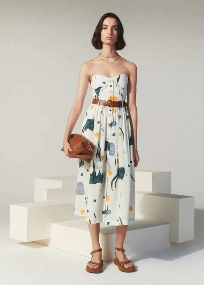 Whistles Circle Buckle Belt Tan Women Belts