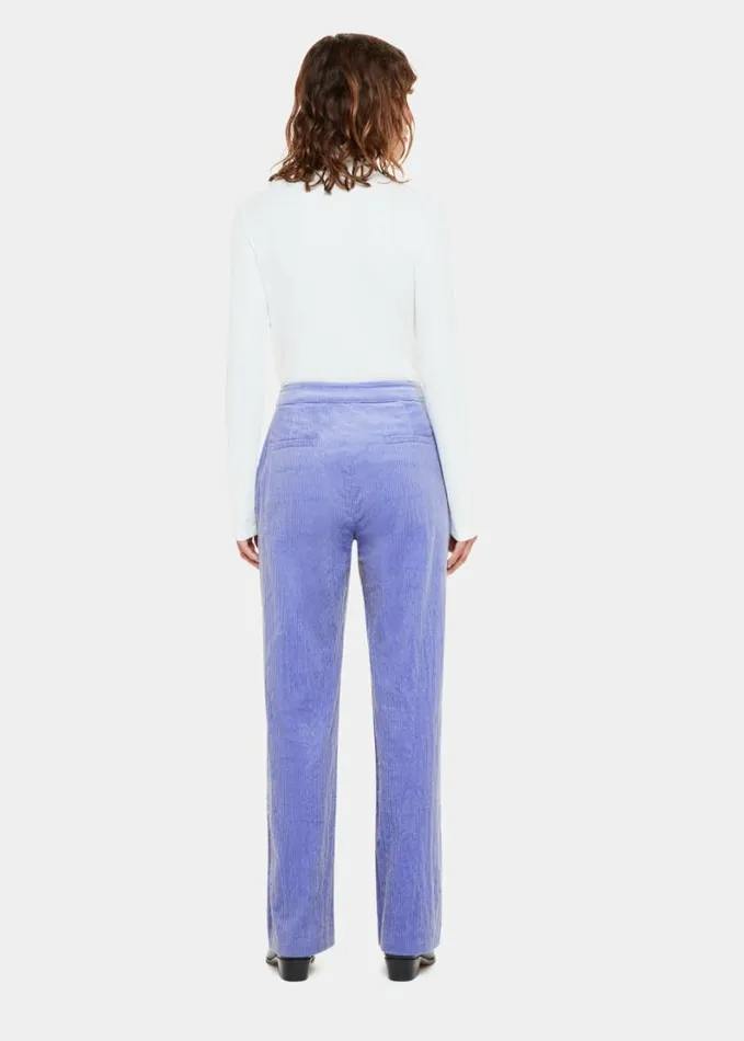 Whistles Kaylee Corduroy Flare Trouser Lilac Women Tailoring