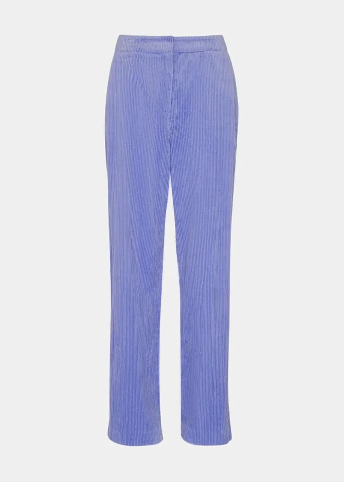 Whistles Kaylee Corduroy Flare Trouser Lilac Women Tailoring