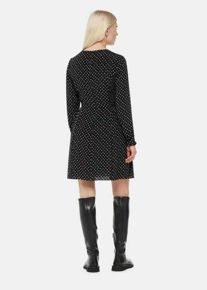 Whistles Petite Scattered Hearts Flippy Dress Blackmulti Women Petite Dresses and Jumpsuits Whistles Petite Scattered Hearts Flippy Dress Blackmulti Women Petite Dresses and Jumpsuits