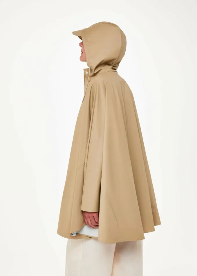 Whistles Rains Cape Neutral Women Coats and Jackets