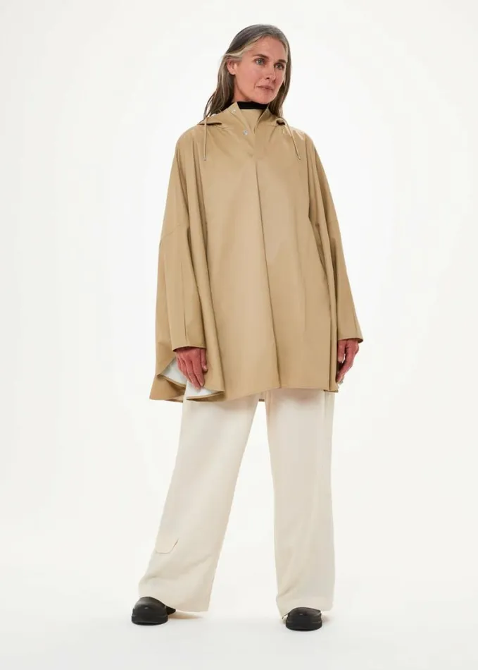Whistles Rains Cape Neutral Women Coats and Jackets