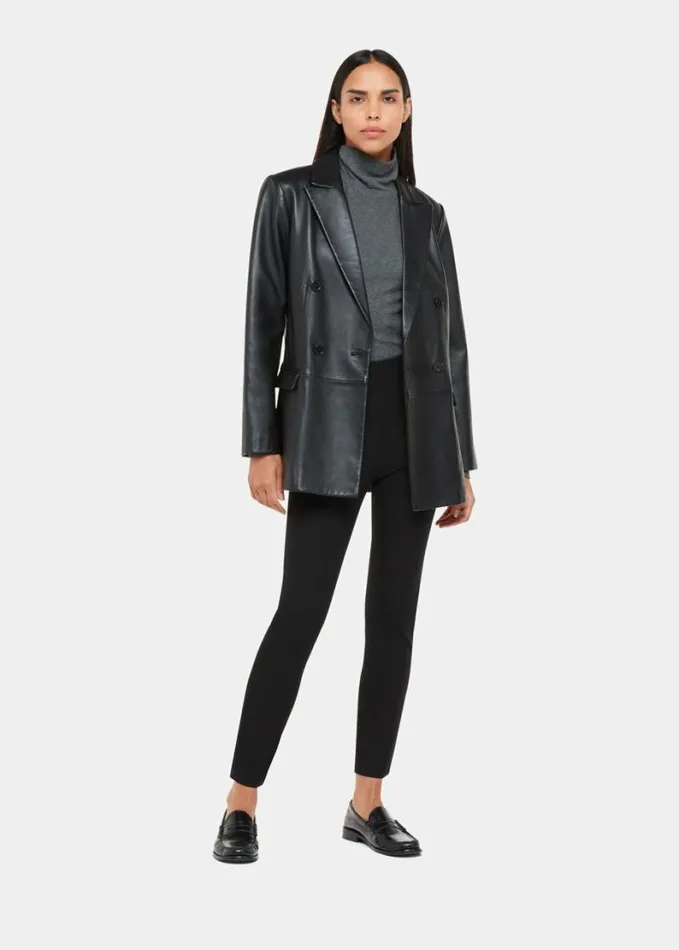 Whistles Super Stretch Trouser Black Women Pants