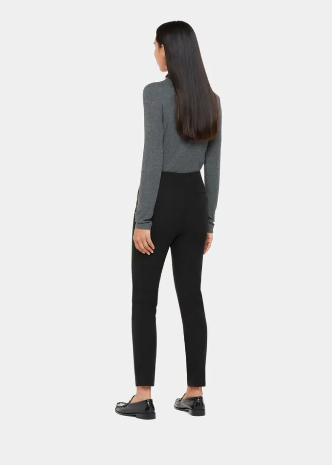 Whistles Super Stretch Trouser Black Women Pants