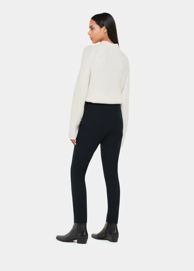 Whistles Super Stretch Trouser Navy Women Pants