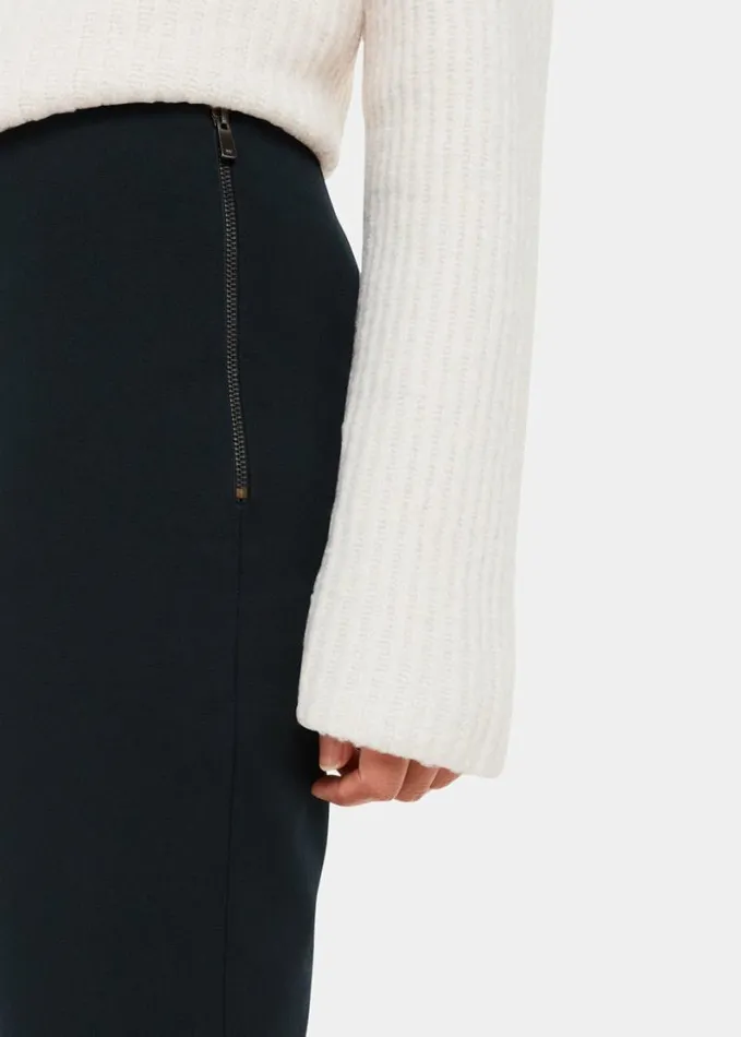 Whistles Super Stretch Trouser Navy Women Pants