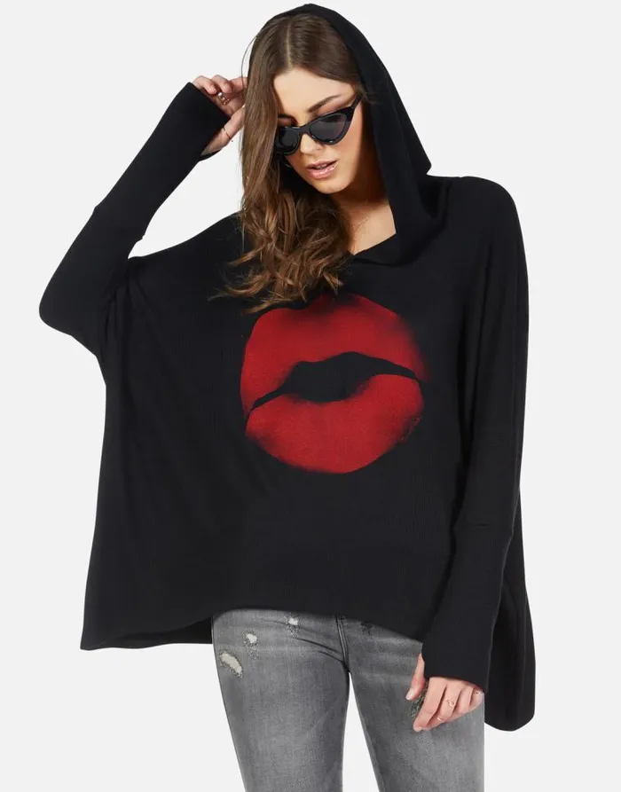 Wilma X Spray Kiss Black Women Lauren Moshi Hoodies
