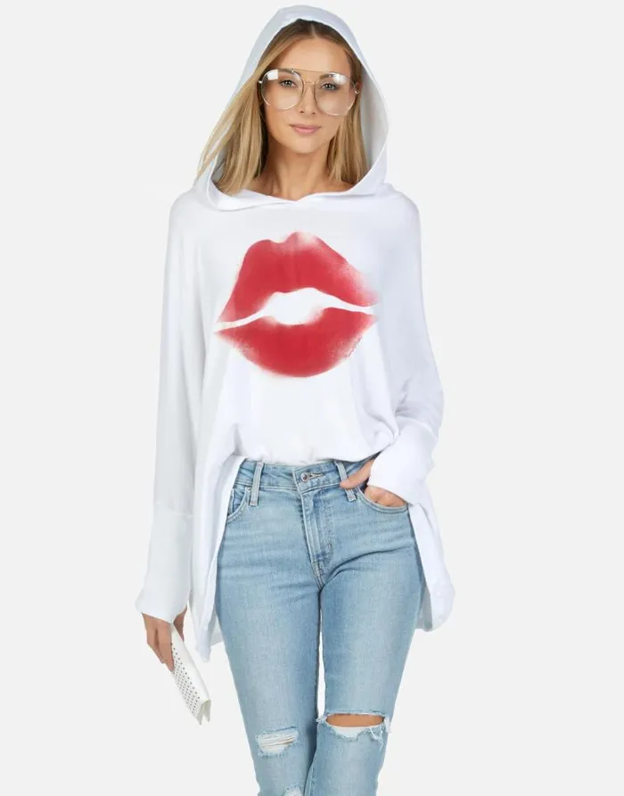 Wilma X Spray Kiss Black Women Lauren Moshi Hoodies