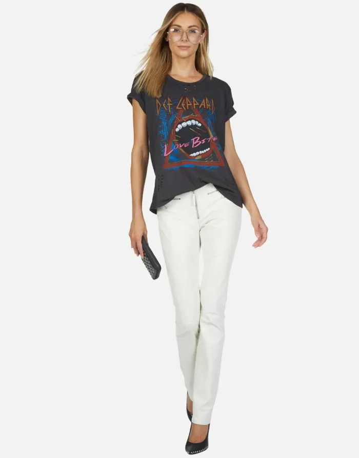 Wolf Love Bites Onyx Women Lauren Moshi Short Sleeve