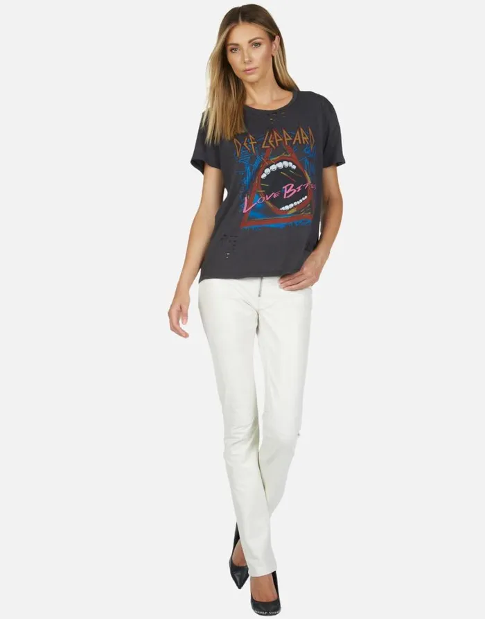 Wolf Love Bites Onyx Women Lauren Moshi Short Sleeve