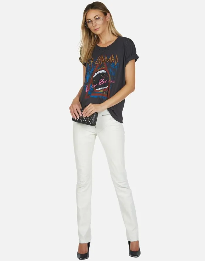 Wolf Love Bites Onyx Women Lauren Moshi Short Sleeve