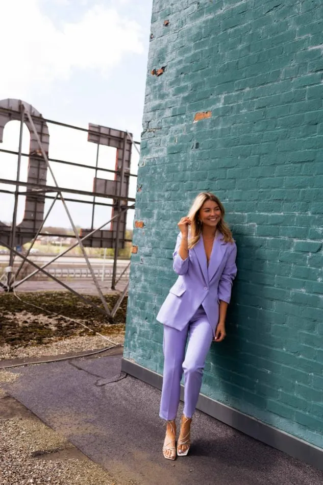 Women039s Clothing Blazers Easy Clothes Lilac Tinou Blazer