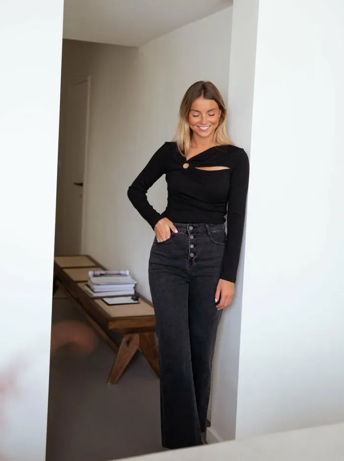Women039s Clothing Blouses Easy Clothes Black Evy Blouse