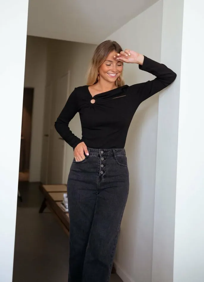 Women039s Clothing Blouses Easy Clothes Black Evy Blouse