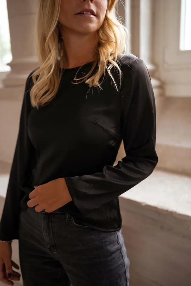Women039s Clothing Blouses Easy Clothes Black Joma Blouse Women039s Clothing Blouses Easy Clothes Black Joma Blouse