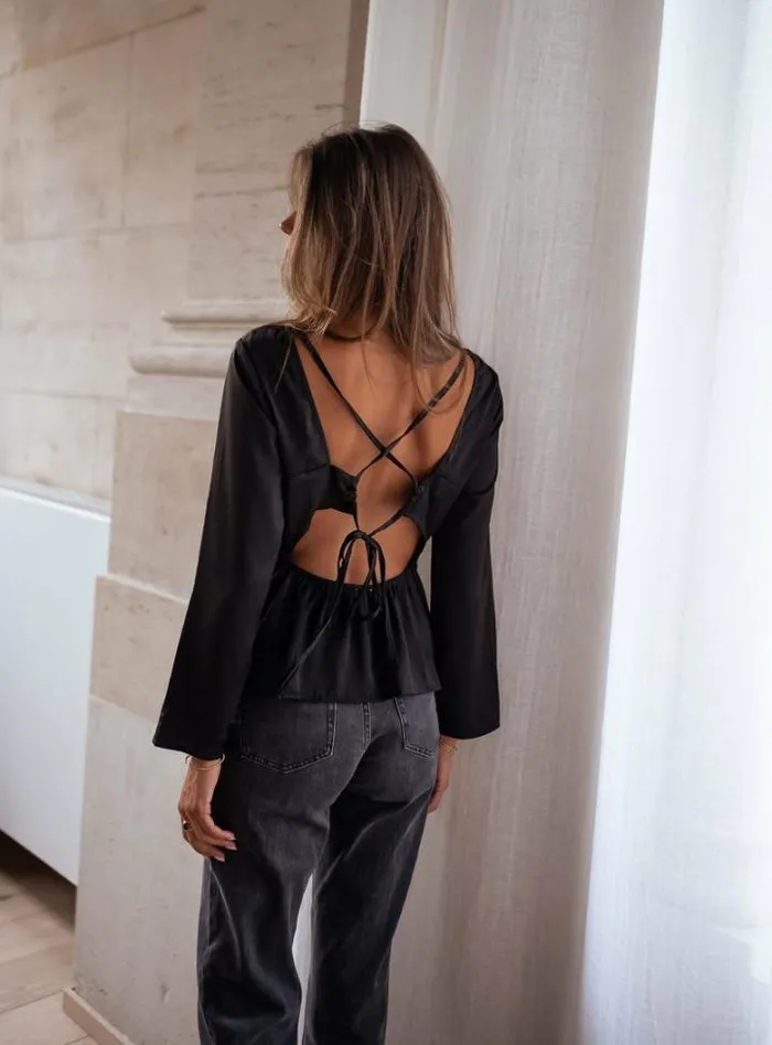 Women039s Clothing Blouses Easy Clothes Black Joma Blouse Women039s Clothing Blouses Easy Clothes Black Joma Blouse