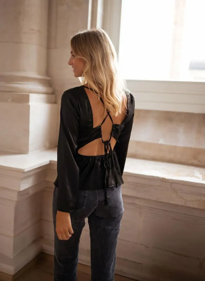 Women039s Clothing Blouses Easy Clothes Black Joma Blouse Women039s Clothing Blouses Easy Clothes Black Joma Blouse