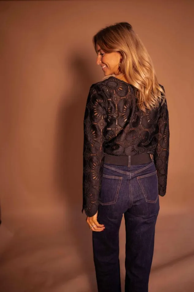 Women039s Clothing Blouses Easy Clothes Black Lace Juna Blouse