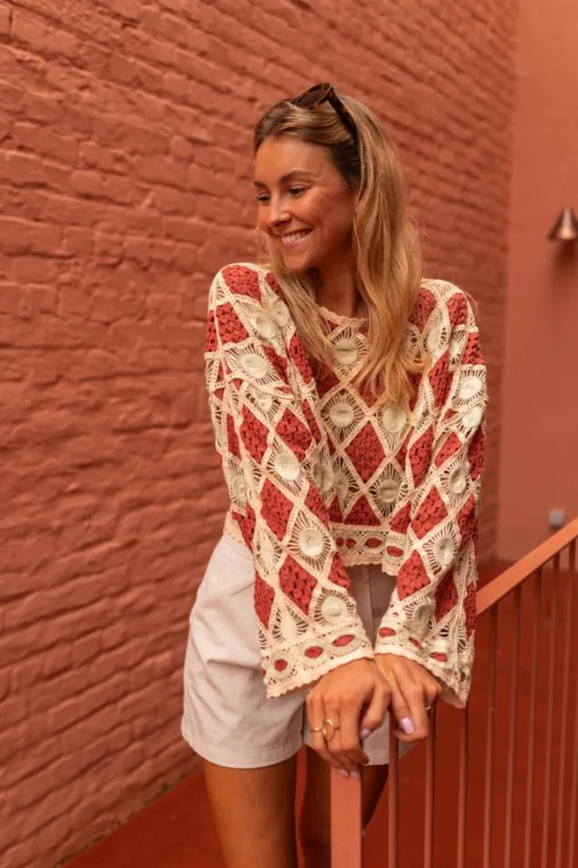 Women039s Clothing Blouses Easy Clothes Brick Crochet Kalya Blouse