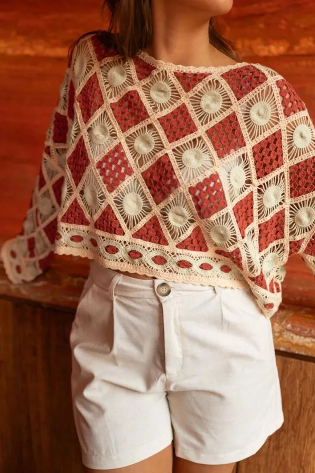 Women039s Clothing Blouses Easy Clothes Brick Crochet Kalya Blouse Women039s Clothing Blouses Easy Clothes Brick Crochet Kalya Blouse