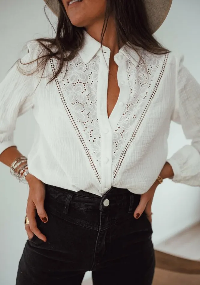 Women039s Clothing Blouses Easy Clothes Ecru Tango Blouse