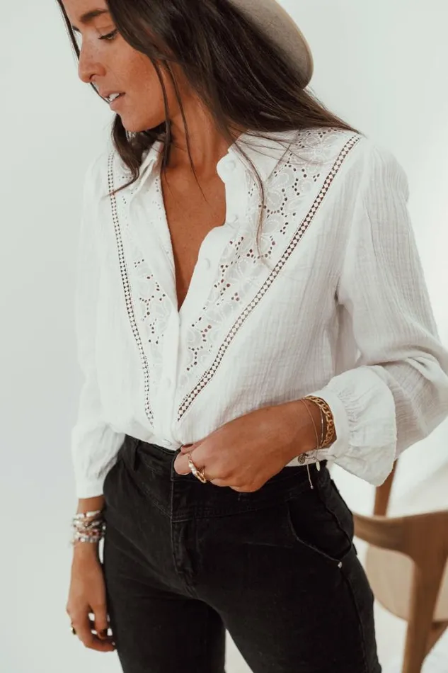 Women039s Clothing Blouses Easy Clothes Ecru Tango Blouse
