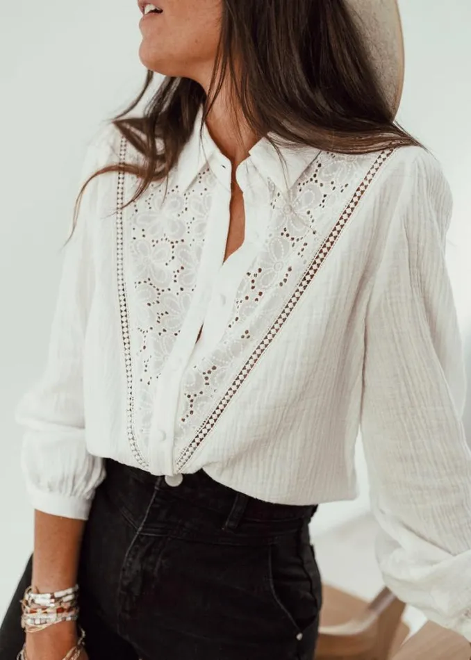 Women039s Clothing Blouses Easy Clothes Ecru Tango Blouse