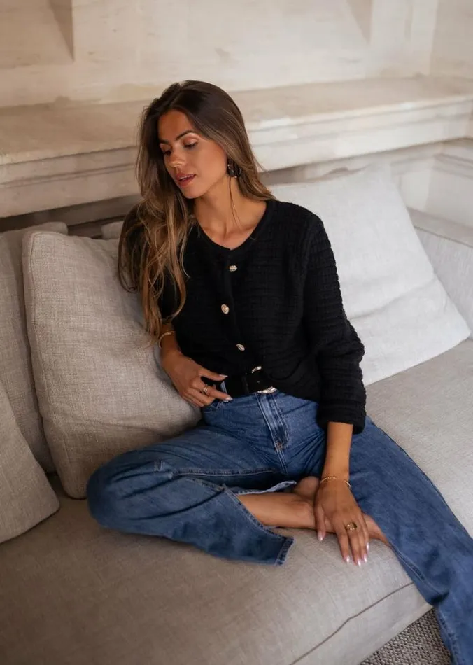 Women039s Clothing Cardigans Easy Clothes Black Lyno Cardigan Women039s Clothing Cardigans Easy Clothes Black Lyno Cardigan