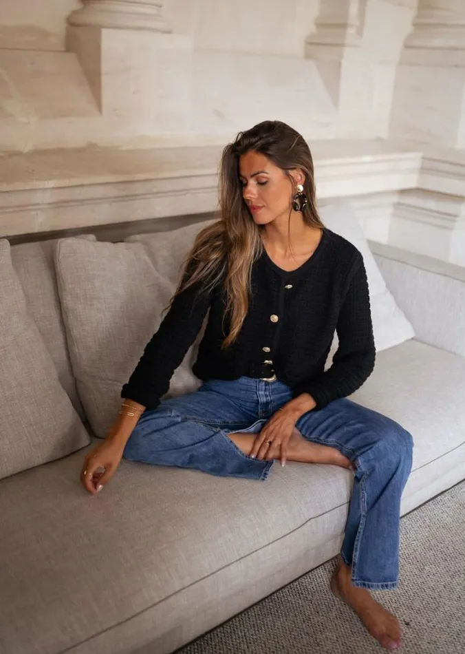 Women039s Clothing Cardigans Easy Clothes Black Lyno Cardigan Women039s Clothing Cardigans Easy Clothes Black Lyno Cardigan