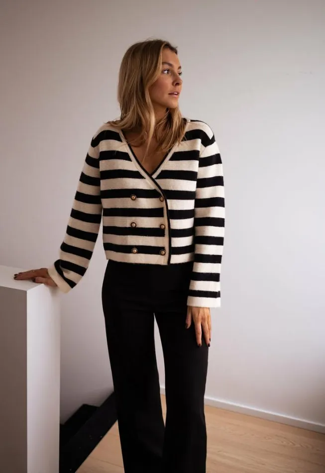 Women039s Clothing Cardigans Easy Clothes Striped Tyler Cardigan