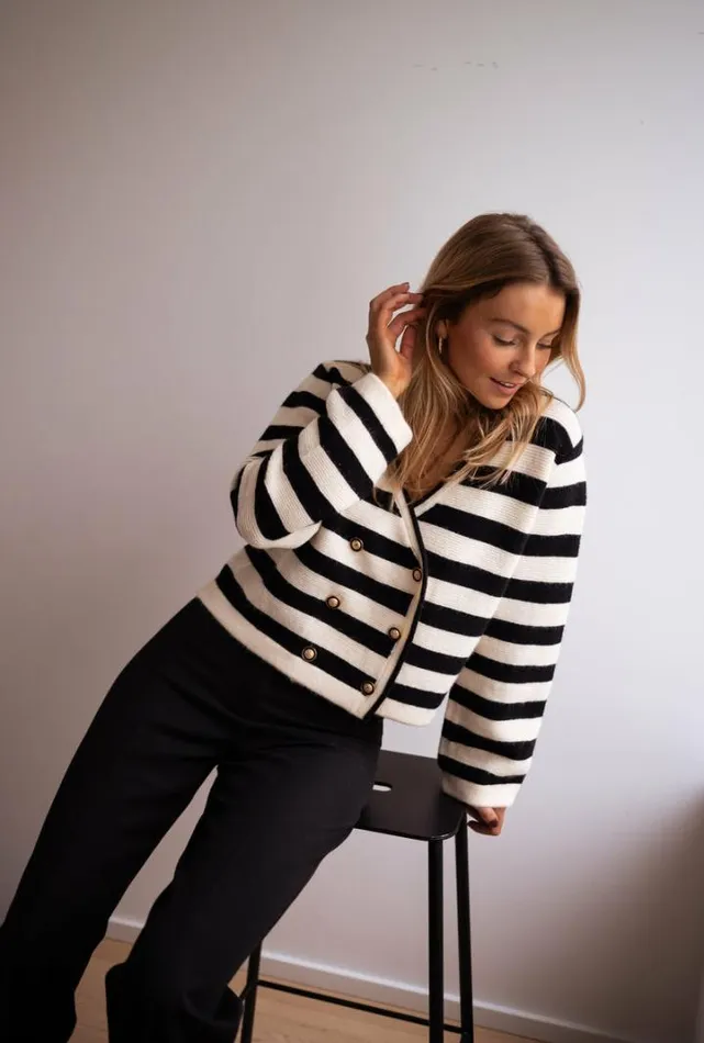 Women039s Clothing Cardigans Easy Clothes Striped Tyler Cardigan