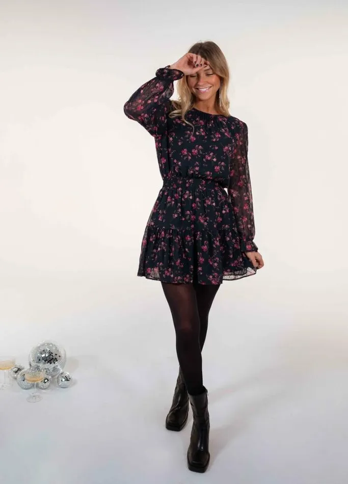 Women039s Clothing Dresses Easy Clothes Black Floral Ludivine Dress Women039s Clothing Dresses Easy Clothes Black Floral Ludivine Dress