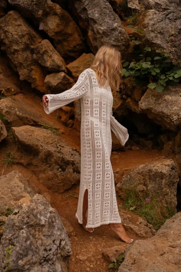 Women039s Clothing Dresses Easy Clothes Ecru Crochet Vera Dress