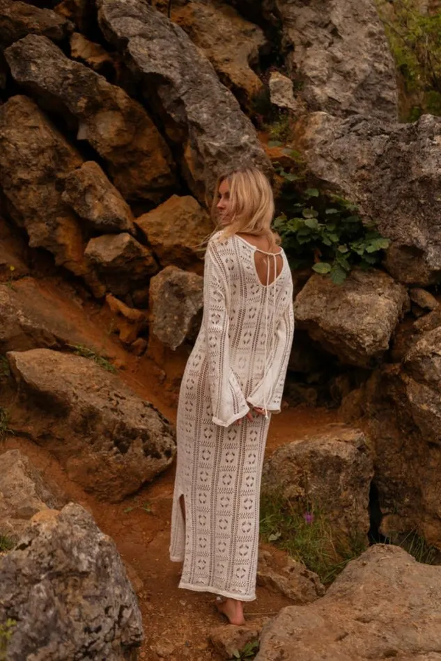 Women039s Clothing Dresses Easy Clothes Ecru Crochet Vera Dress