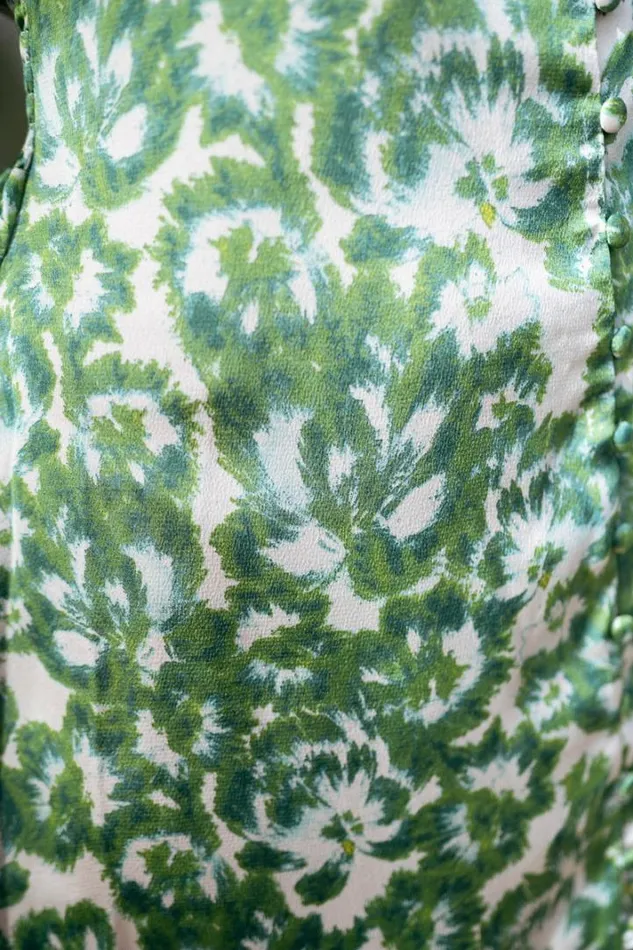 Women039s Clothing Dresses Easy Clothes Green Patterned Adena Dress